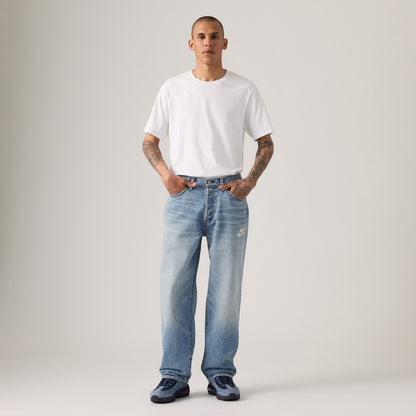 LEVI'S® X NIKE BAGGY JEANS - MED INDIGO - WORN IN