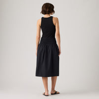 LEVI'S® WOMEN'S EVERDEEN MIDI SKIRT - BLACK