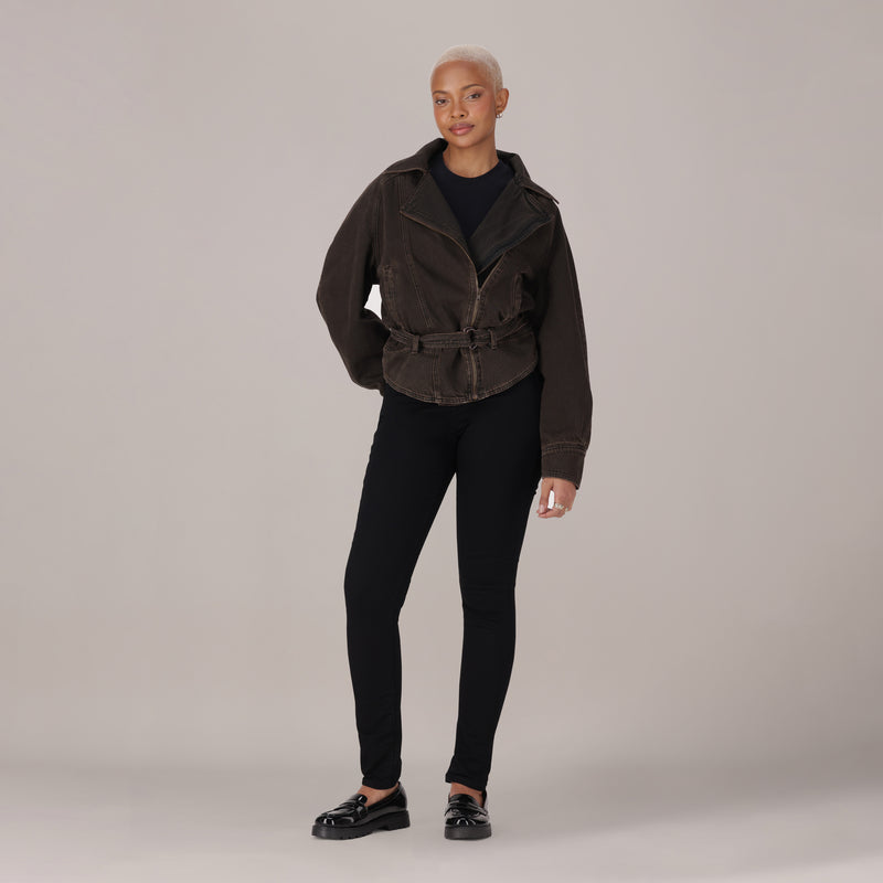LEVI'S® WOMEN'S CURVY HIGH-RISE SUPER SKINNY  - BLACK