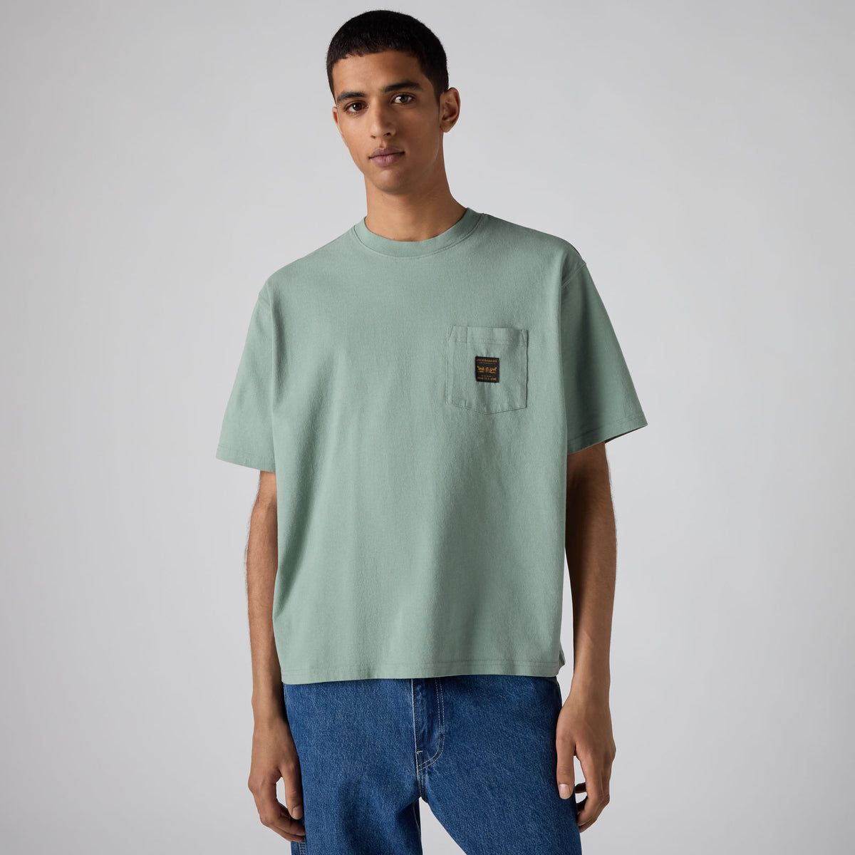 LEVI'S® MEN'S SHORT-SLEEVE WORKWEAR POCKET T-SHIRT - GREEN
