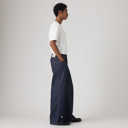 LEVI’S® X SACAI BELTED WIDE PANTS - RIGID BLUE