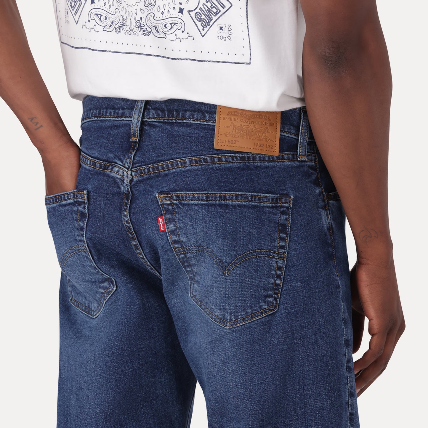 LEVI'S® MEN'S 502™ TAPER JEANS - DARK WASH
