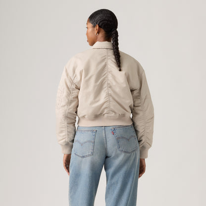 LEVI'S® WOMEN'S BOWIE CROPPED BOMBER JACKET - MULTI COLOUR