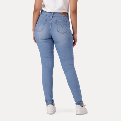 LEVI'S® WOMEN'S CURVY SKINNY  - MED INDIGO - WORN IN