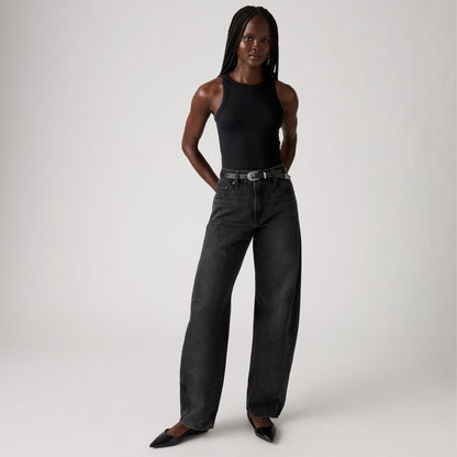 LEVI'S® WOMEN'S BAGGY DAD BARREL JEANS - BLACK