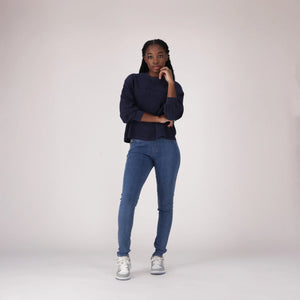 LEVI'S® WOMEN'S JEGGINGS - MED INDIGO - FLAT FINISH