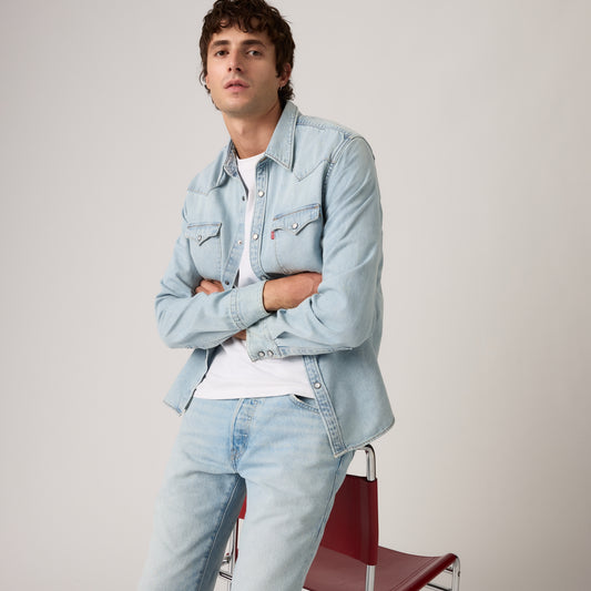 LEVI'S® MEN'S BARSTOW STANDARD FIT WESTERN SHIRT - MULTI COLOUR