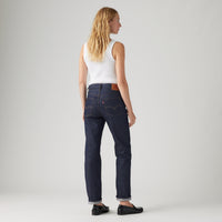 LEVI'S® WOMEN'S 501® ORIGINAL SELVEDGE JEANS - DARK INDIGO FLAT FINISH