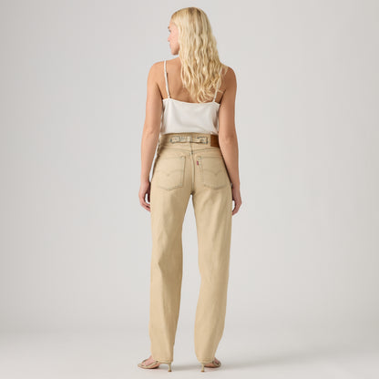 LEVI'S® WOMEN'S LOW STRAIGHT JEANS - MED INDIGO - WORN IN