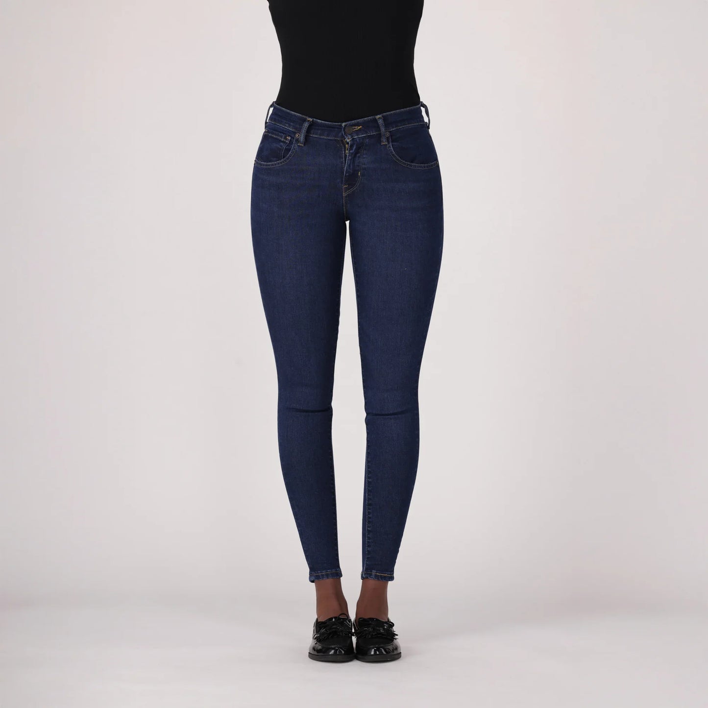 LEVI'S® WOMEN'S CURVY SUPER SKINNY - DARK INDIGO WORN IN