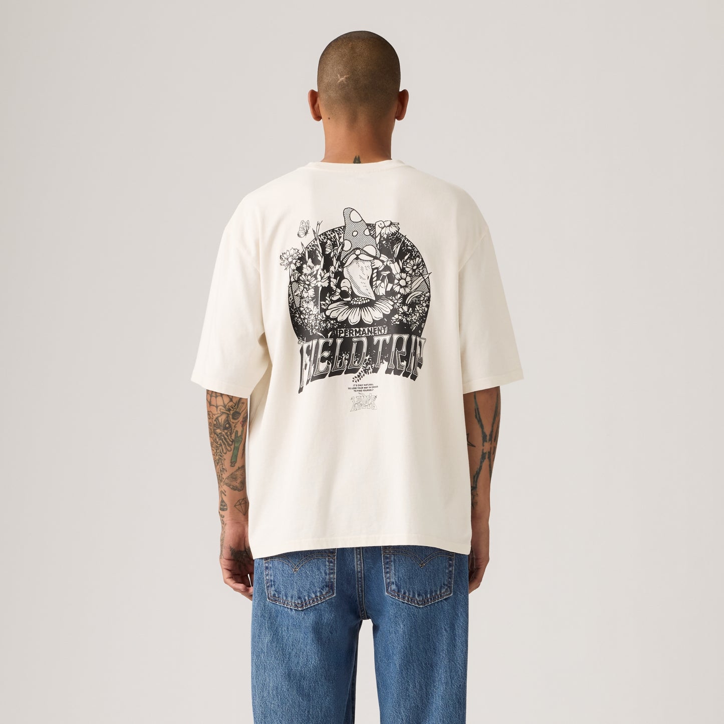 LEVI'S® MEN'S HALF-SLEEVE T-SHIRT - TAN