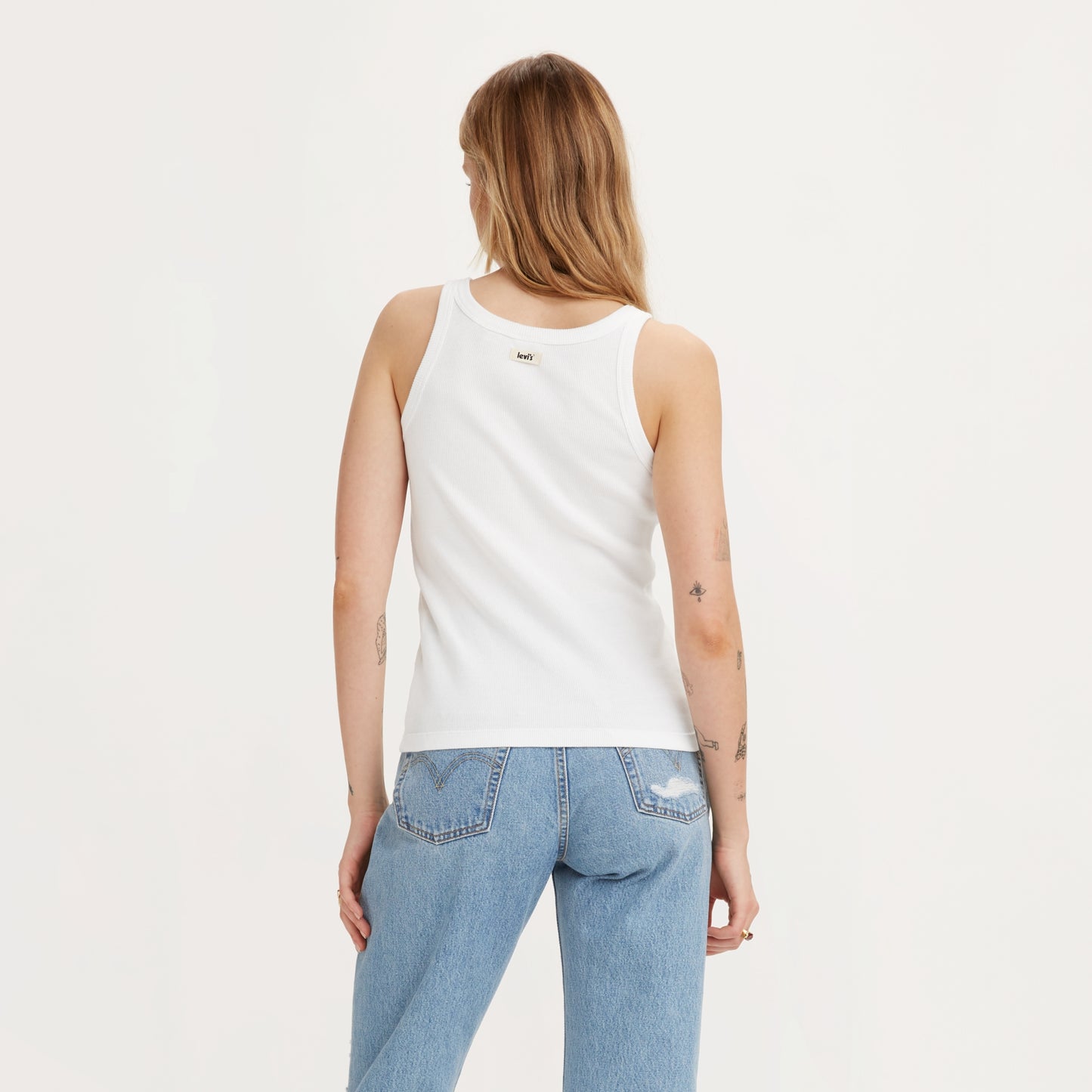 LEVI'S® WOMEN'S ESSENTIAL RACER TANK - NEUTRAL