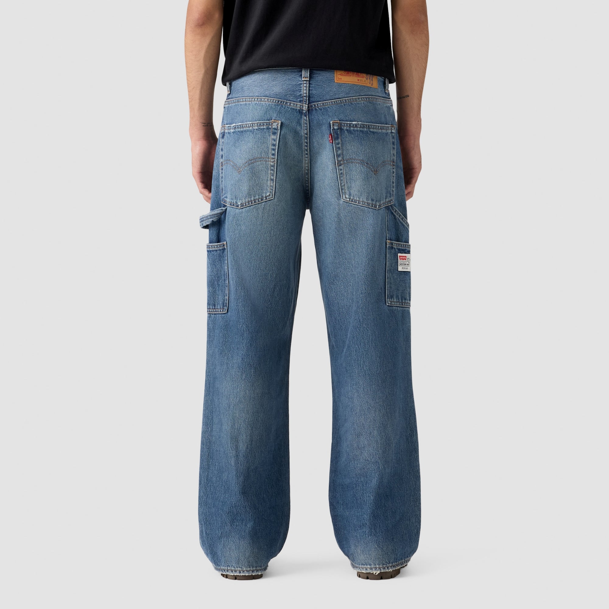 LEVI'S® X TOY STORY MEN'S WESTERN FLARE JEANS - MED INDIGO - WORN IN