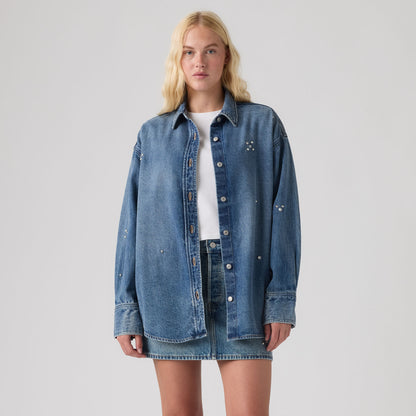 LEVI'S® WOMEN'S JORDAN DENIM SHIRT - MULTI-COLOR