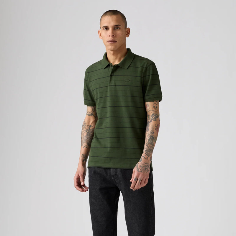 LEVI'S® MEN’S SLIM HOUSEMARK POLO SHIRT - GREEN