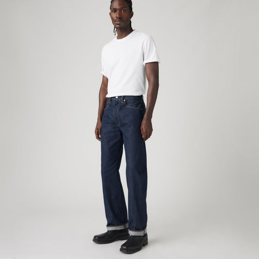 LEVI'S® MEN'S 501® ORIGINAL SHRINK-TO-FIT™ SELVEDGE JEANS - DARK WASH