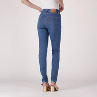 721 HIGH RISE SKINNY ZA DID IT MATTER- DARK INDIGO - WORN IN