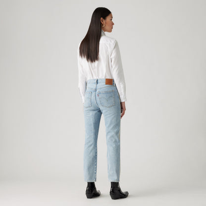 LEVI'S® WOMEN'S 501® ORIGINAL CROPPED JEANS - LIGHT INDIGO - FLAT FINISH
