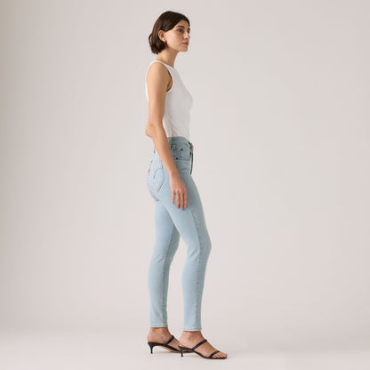 LEVI'S® WOMEN'S RETRO HIGH SKINNY JEANS - MED INDIGO - WORN IN