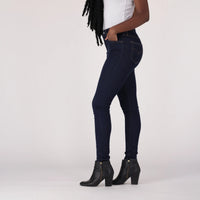 LEVI'S® WOMEN'S 720 HIGH-RISE SUPER SKINNY JEANS - DARK INDIGO - FLAT FINISH