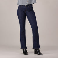 LEVI'S® WOMEN'S CURVY FLARE  - DARK INDIGO - FLAT FINISH