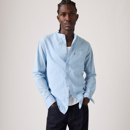 LEVI'S® MEN'S BANDED COLLAR 1 POCKET SHIRT - MULTI COLOUR