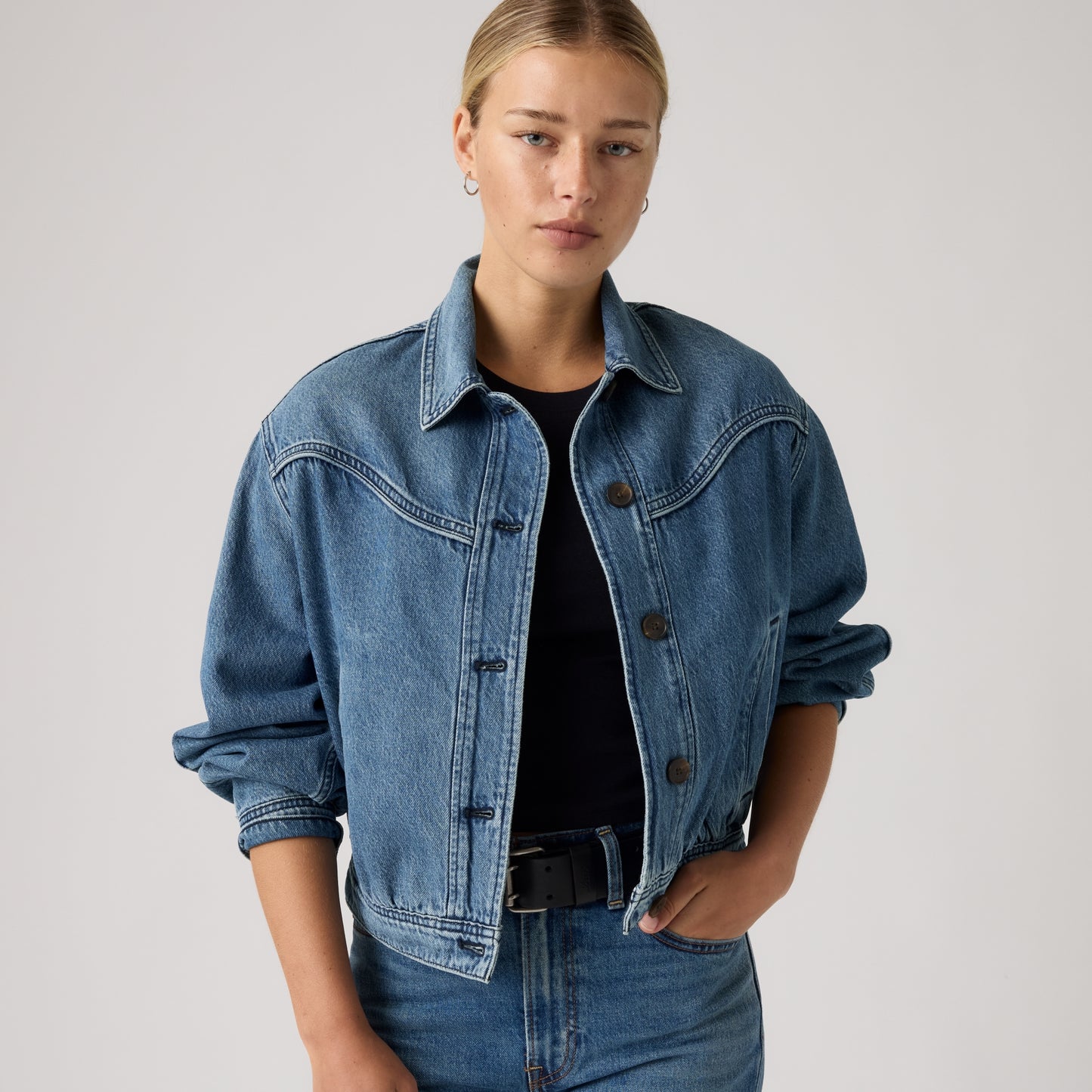 LEVI'S® WOMEN'S DANI WESTERN HARRINGTON JACKET - MULTI-COLOR