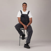 LEVI'S® MEN'S LOOSE OVERALLS - MED INDIGO - WORN IN