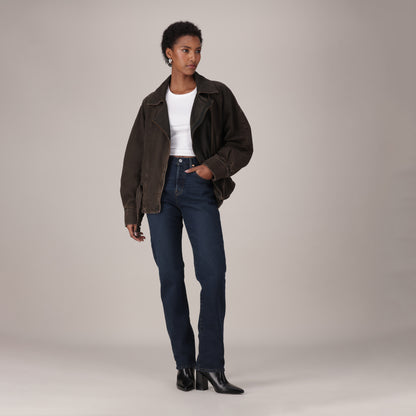 LEVI'S® WOMEN'S 501® ORIGINAL JEANS - DARK INDIGO - WORN IN