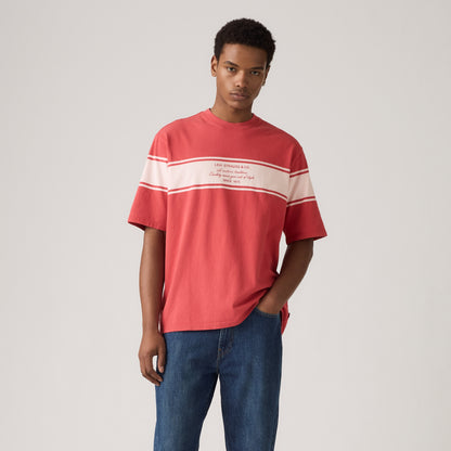 LEVI'S® MEN'S HALF-SLEEVE T-SHIRT - MED INDIGO - WORN IN