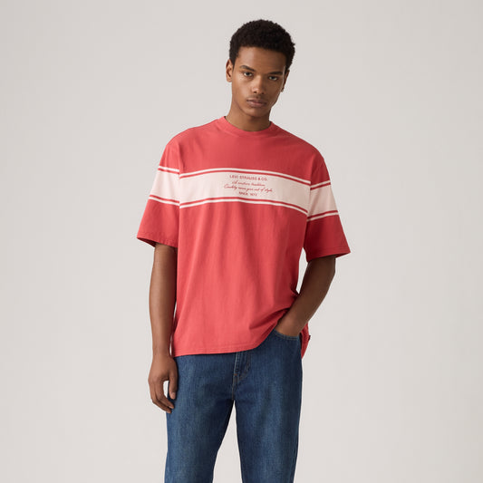 LEVI'S® MEN'S HALF-SLEEVE T-SHIRT - MED INDIGO - WORN IN