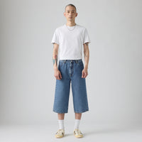 LEVI'S® MEN'S TWISTED BAGGY CAPRIS - MED INDIGO - FLAT FINISH