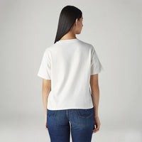 LEVI'S® WOMEN'S GRAPHIC PRINT REGULAR FIT T-SHIRT - WHITE