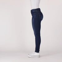 720 HIGH-RISE SUPER SKINNY JEANS - DARK INDIGO - WORN IN