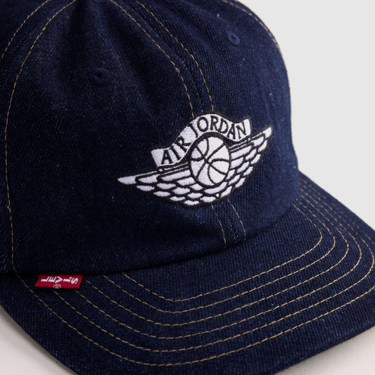 LEVI'Sยฎ X JORDAN DENIM CAP - BLUE