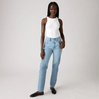 LEVI'S® WOMEN'S 501® ORIGINAL JEANS - MED INDIGO - WORN IN