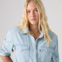 LEVI'S® WOMEN'S EVANS RELAXED WESTERN SHIRT - MULTI-COLOR