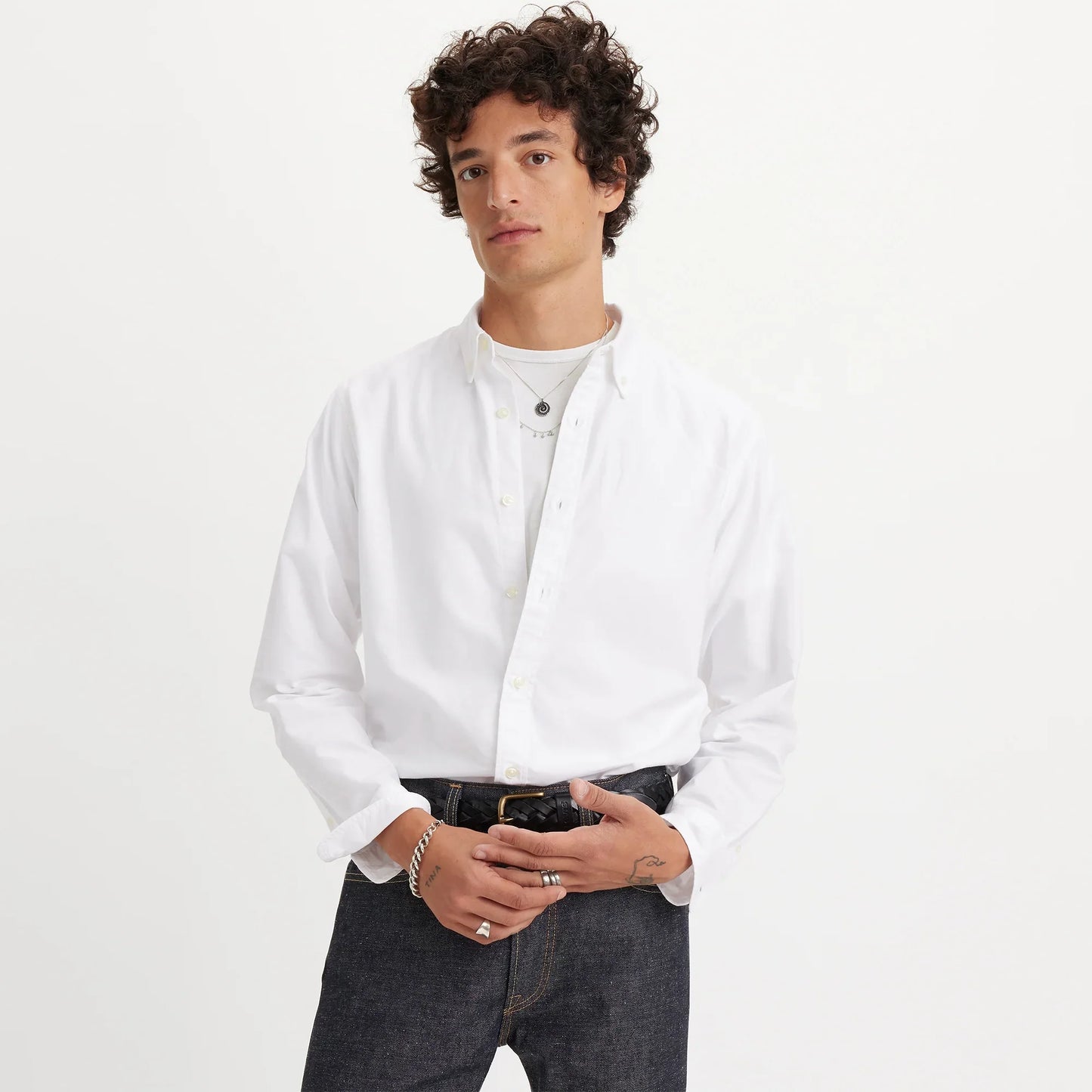 LEVI'S® MEN'S AUTHENTIC BUTTON-DOWN SHIRT - NEUTRAL