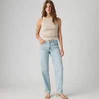 Levi's® Women's Loose Taper Jeans - Med Indigo - Worn In