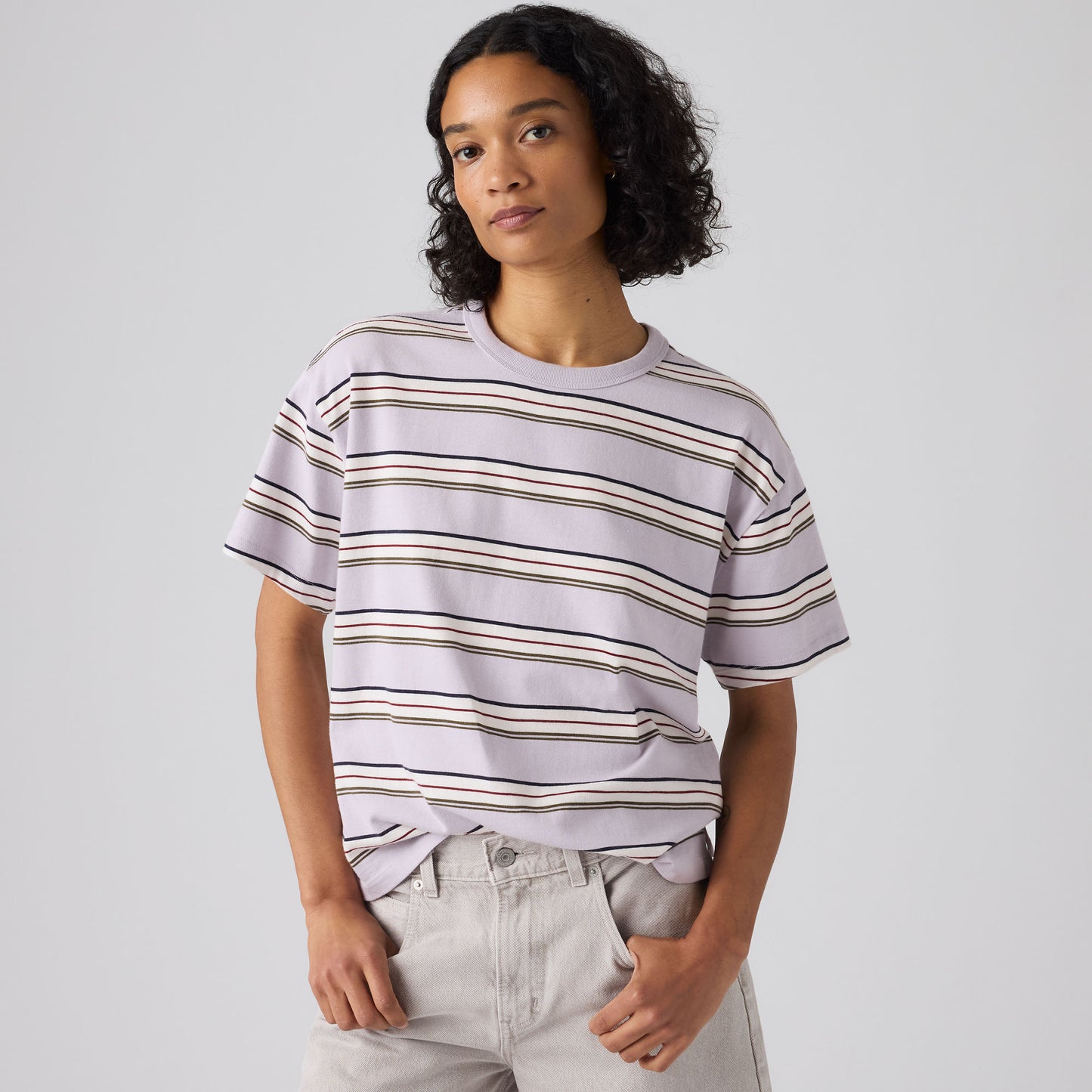 LEVI'S® WOMEN'S VINTAGE SHORT-SLEEVE TEE - PURPLE