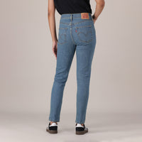 LEVI'S® WOMEN'S 720 HIGH-RISE SUPER SKINNY JEANS - MED INDIGO - WORN IN