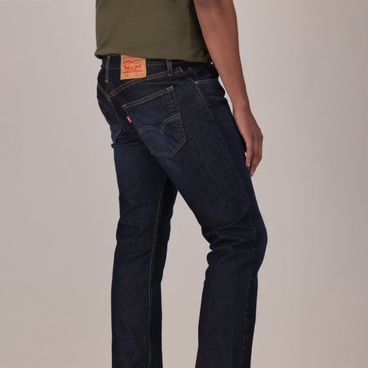 LEVI'S® MEN'S 502™ TAPER JEANS - DARK INDIGO - WORN IN