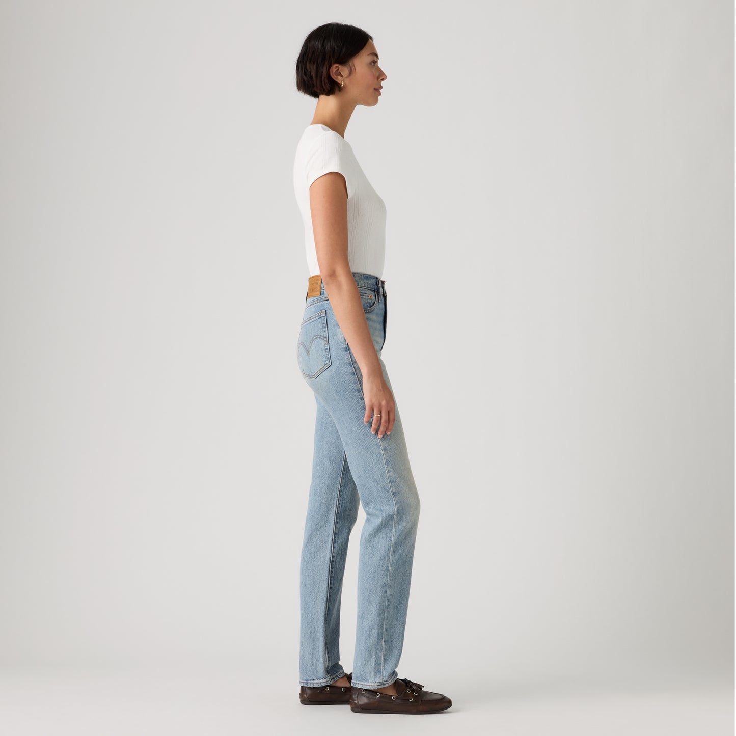 LEVI'S® WOMEN'S WEDGIE SLIM - MED INDIGO - WORN IN