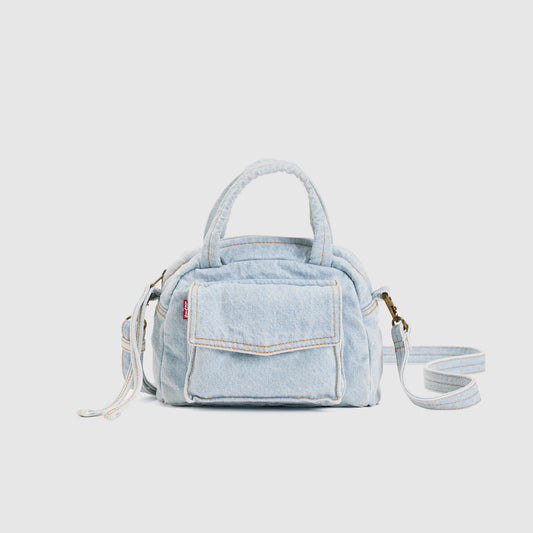 LEVI'S® WOMEN'S SMALL BLAKE HANDBAG - LIGHT INDIGO - WORN IN