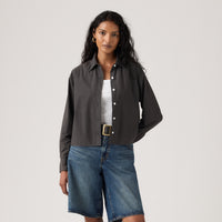LEVI'S® WOMEN'S CROPPED HARLIE SHIRT - MULTI COLOUR