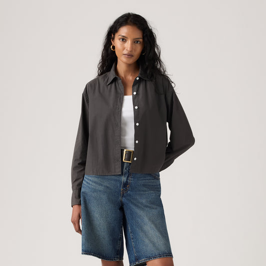 LEVI'S® WOMEN'S CROPPED HARLIE SHIRT - MULTI COLOUR