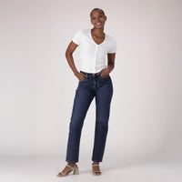 LEVI'S® WOMEN'S 501® CURVE JEANS - MED INDIGO - WORN IN