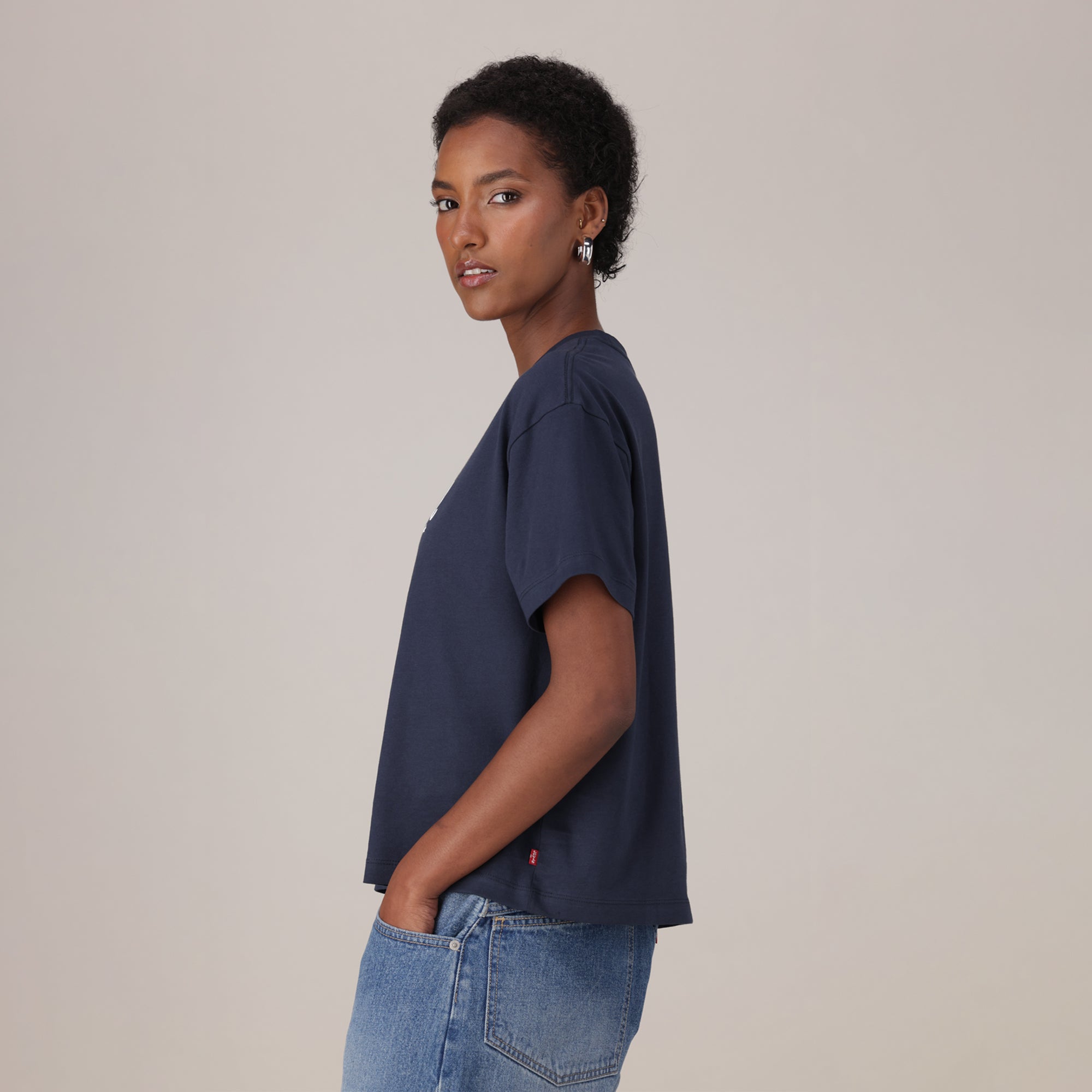 LEVI'S® WOMEN'S GRAPHIC ANYDAY TEE - BLUE