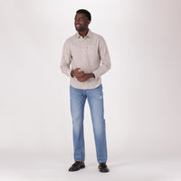 LEVI'S® MEN'S 502™ TAPER JEANS - MED INDIGO - WORN IN