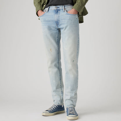 LEVI'S® MEN'S 512™ SLIM TAPER JEANS - LIGHT INDIGO - WORN IN
